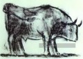 L’état de taureau I 1945 cubiste